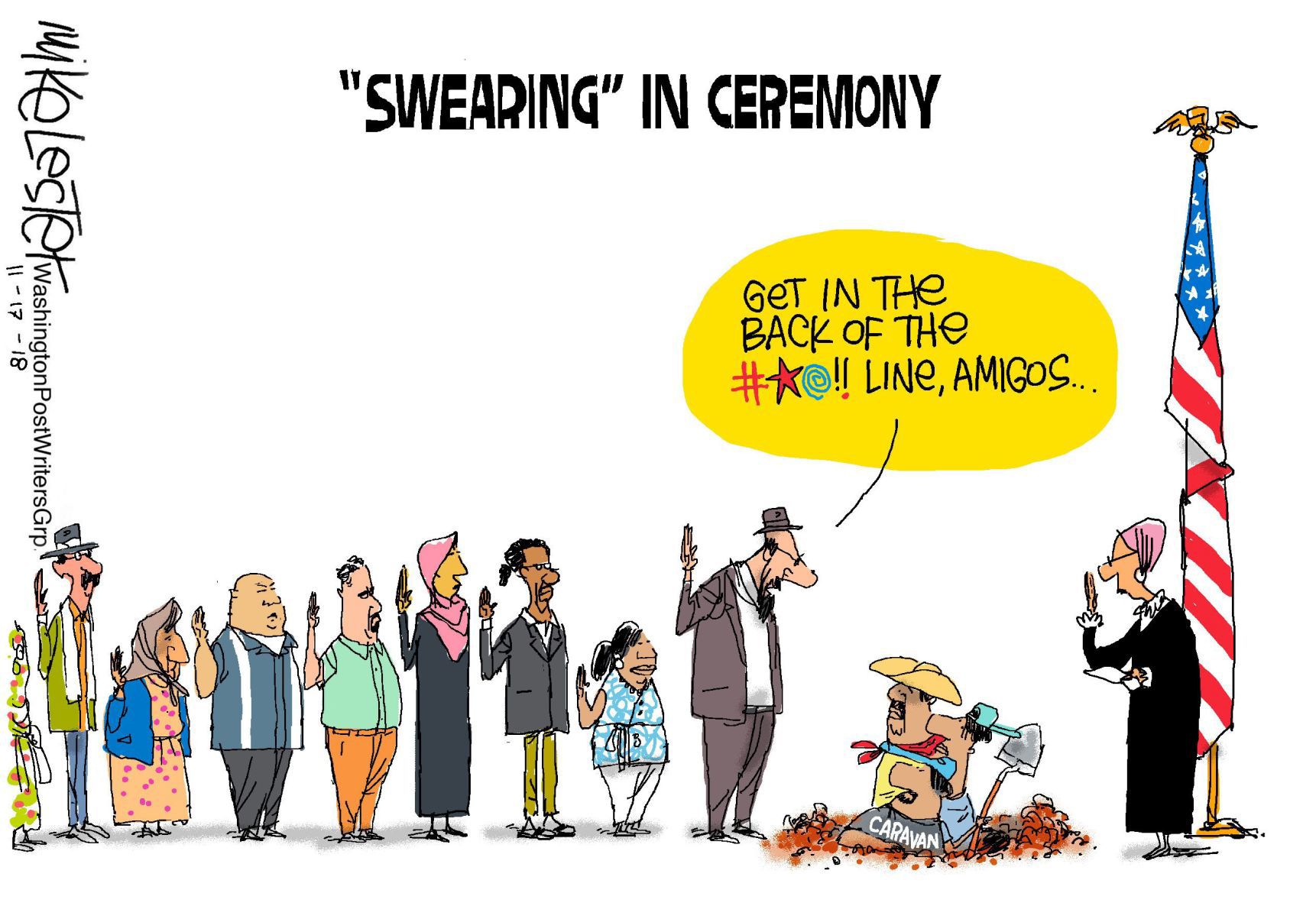Mike Lester cartoon